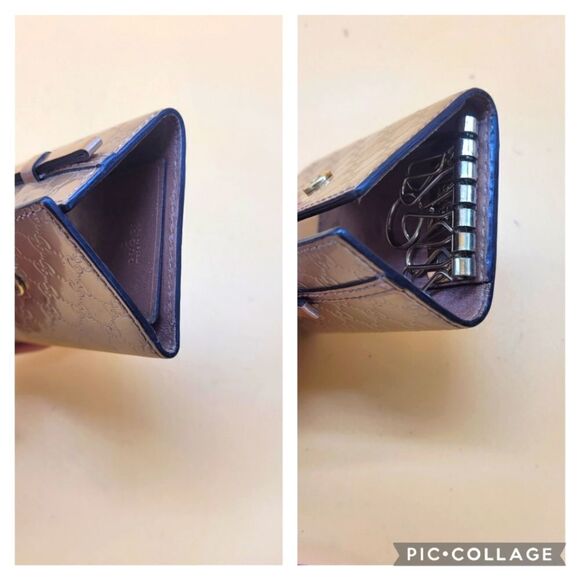 Authentic Gucci GG Monogram Keychain Wallet - Picture 8 of 10